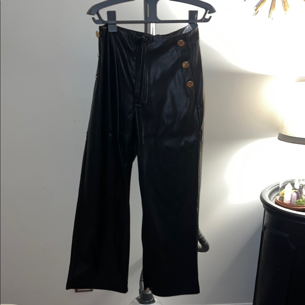 Zara Pleather Woman’s Pants
